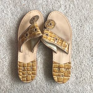 Jack Rogers Flip Flop animal print 7